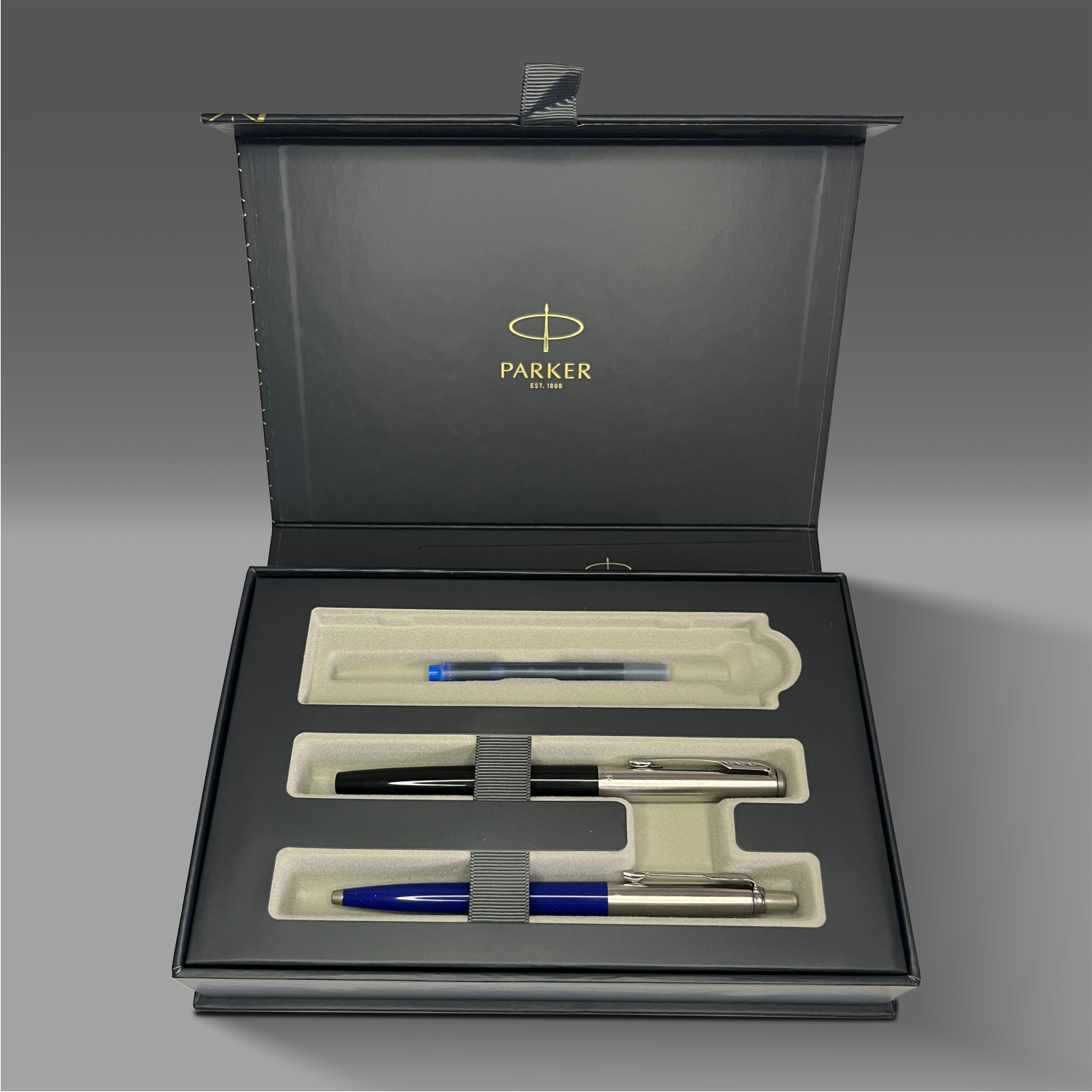 set parker albastru 1 set parker albastru 1