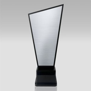 trof plexi ziggurat aluminiu arg