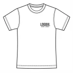 zona imprimare sigla stanga tricou